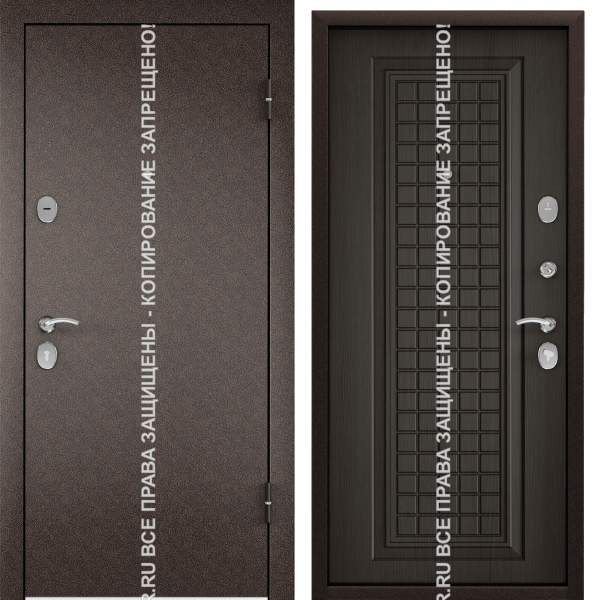 Стальная дверь с шумоизоляцией МДФ/МДФ 3147 Стальная дверь с шумоизоляцией МДФ/МДФ 3147