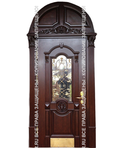 Дверь металлическая арочная МДФ 1119 Дверь металлическая арочная МДФ 1119